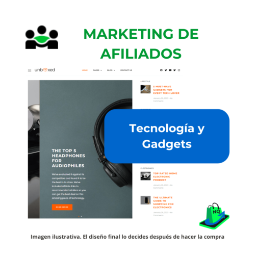 Marketing de Afiliados de Tecnología y Gadgets