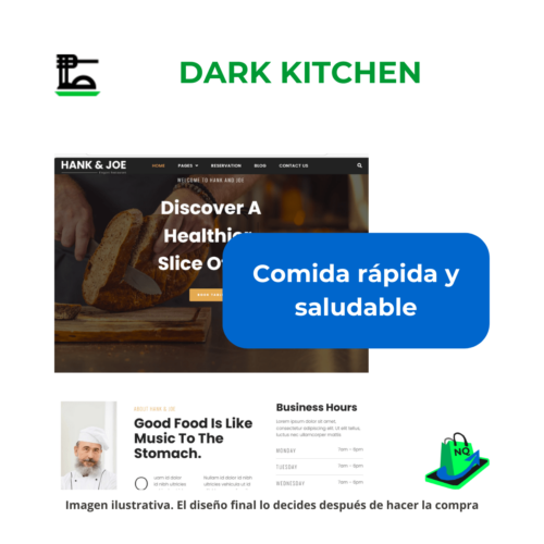 Dark Kitchen de comida saludable y rápida